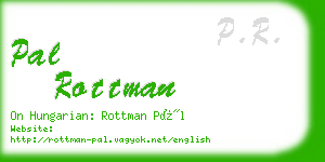 pal rottman business card